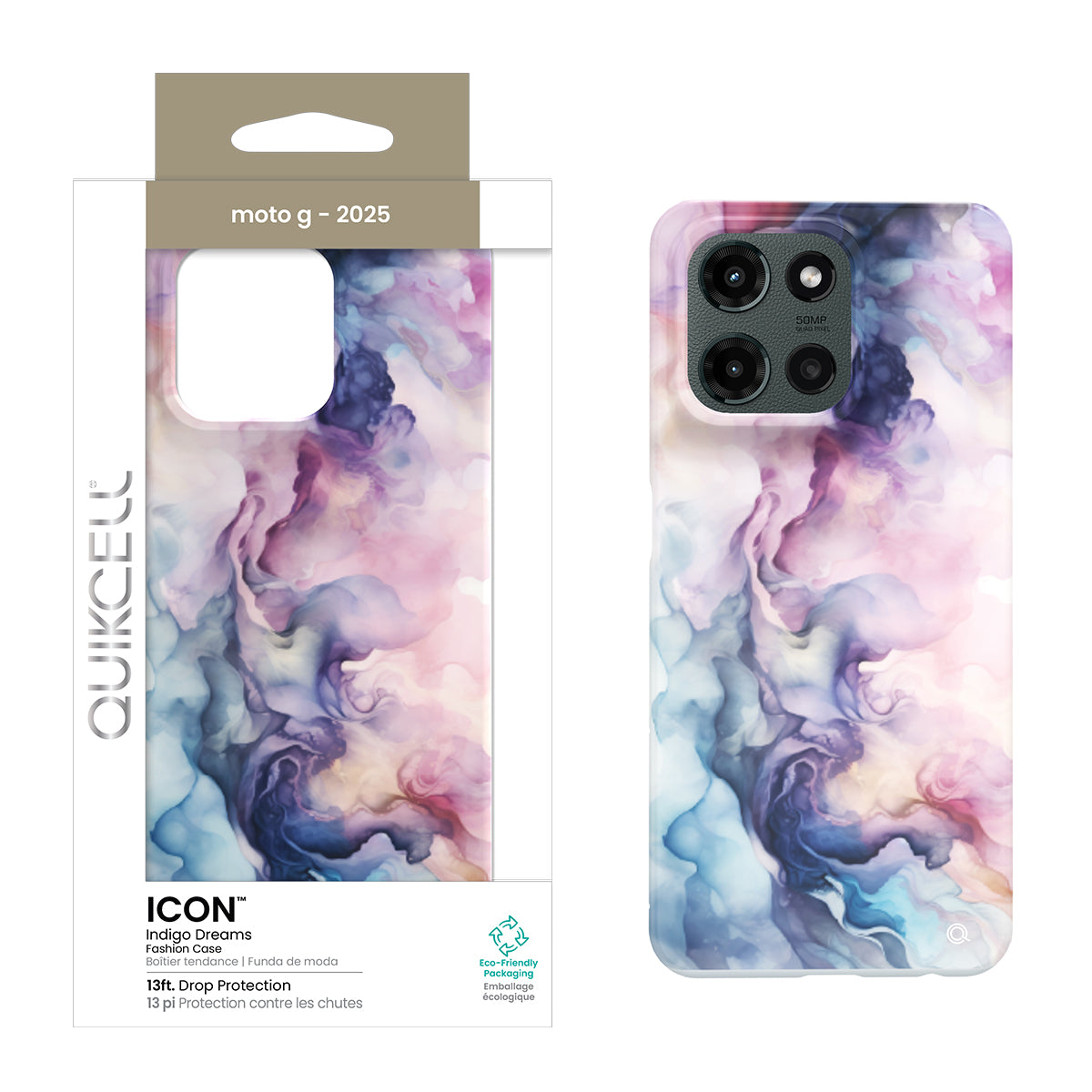 Quikcell moto g – 2025 ICON Fashion Case Indigo Dreams (1107812)