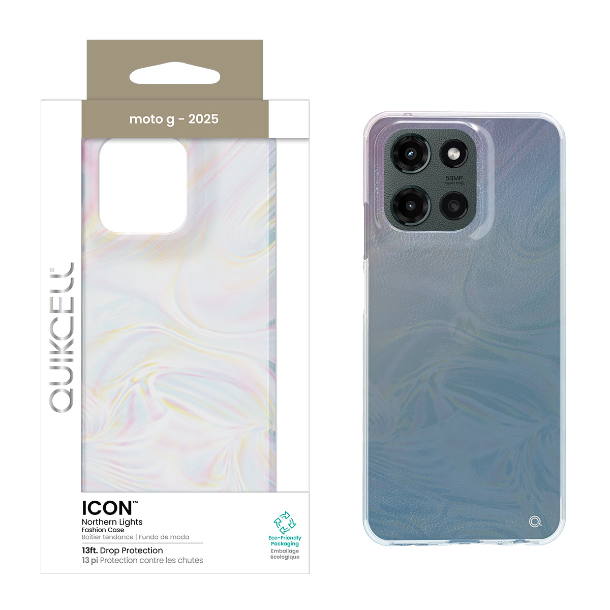 Quikcell moto g – 2025 ICON Fashion Case Northern Lights (1107814)