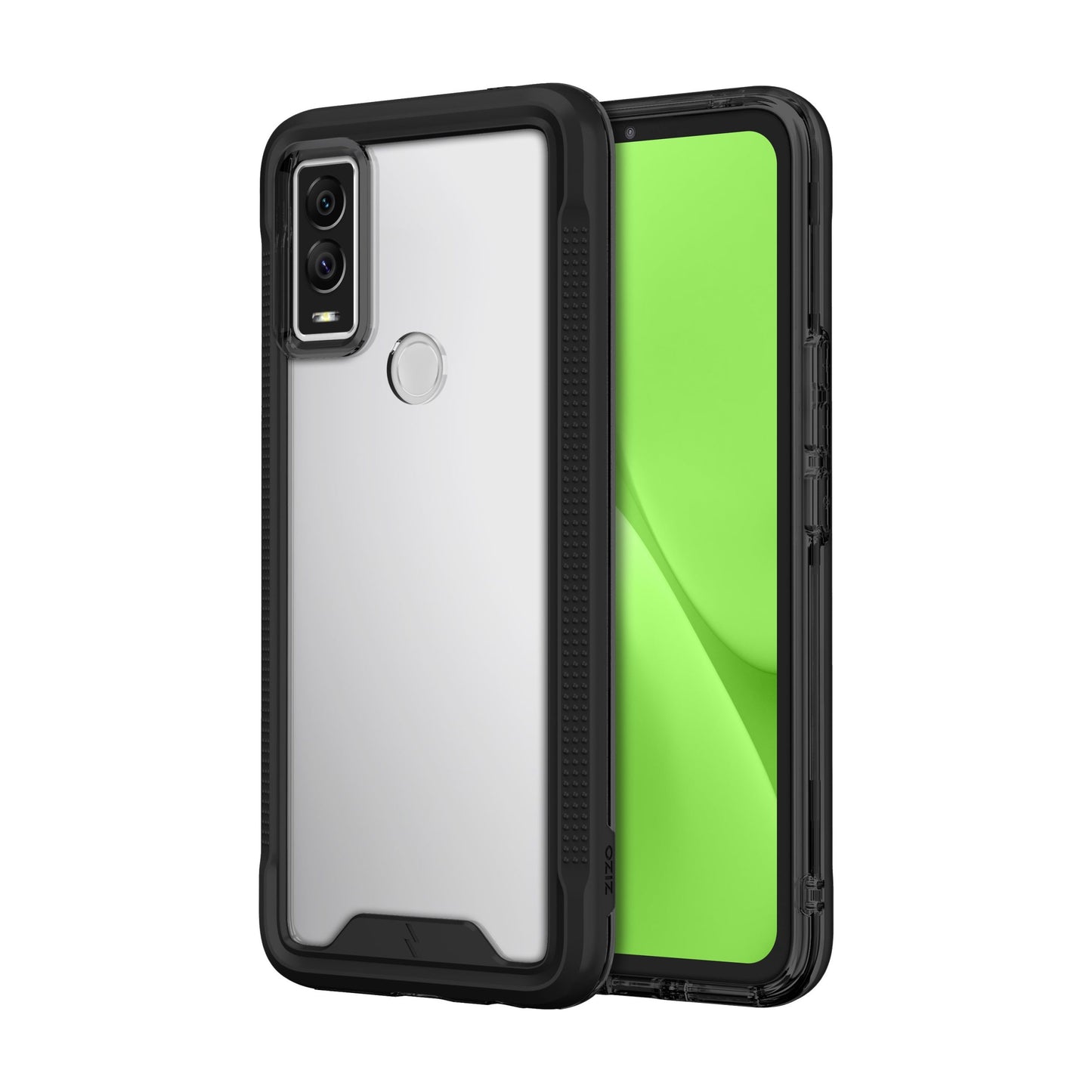 CRICKET INNOVATE E 5G ZIZO ION SERIES CASE WITH TEMPERED GLASS - BLACK (1105031)