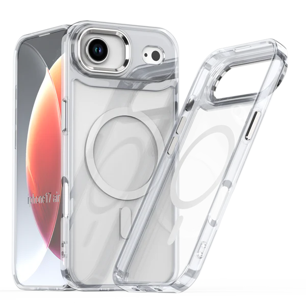 iPhone 17 Air High Quality Anti-fingerprints Magnetic Case - Clear (1103232) (MSRP $59.99)