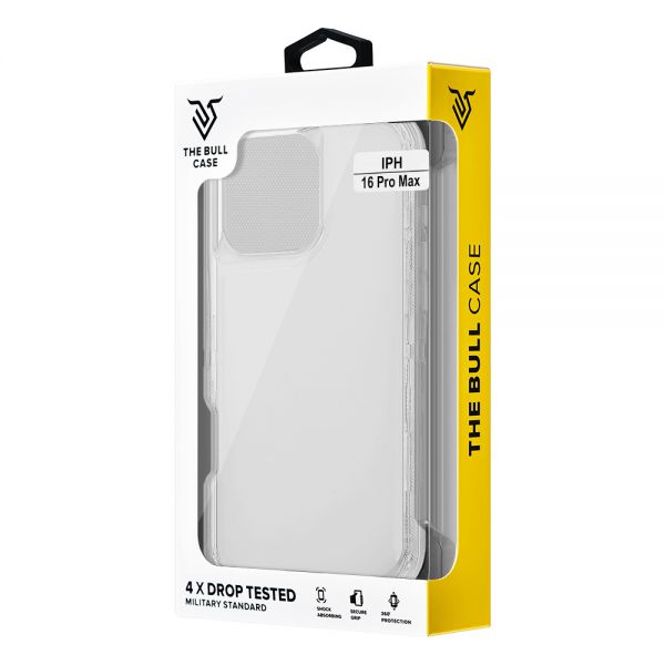 Cube® - Apple iPhone 16 Pro Max (6.9) - Tough Pro Case with Holster Clip - Clear Clear (1103065) (MSRP 49.99)