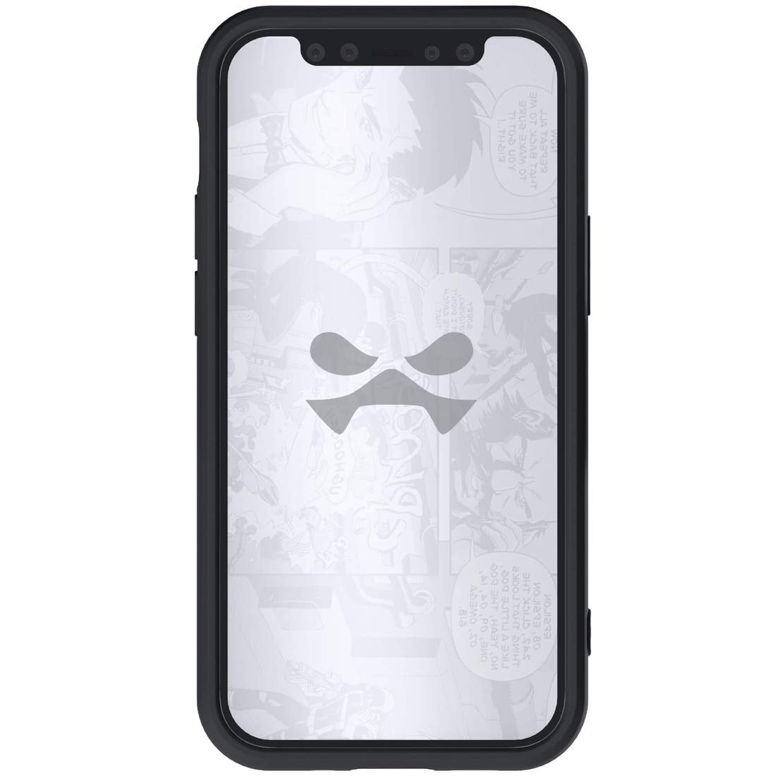 Apple iPhone 12 Mini 5.4 Ghostek Belt Clip Holster Phone Case w/Kickstand and Card Holder - Matte Black (1101719)