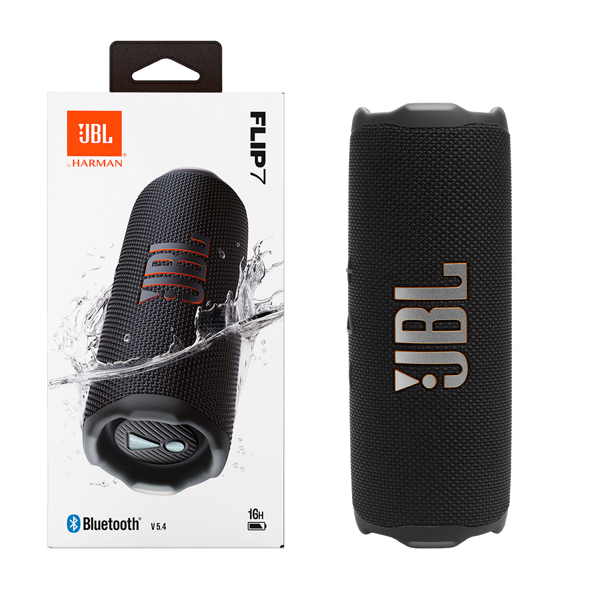 JBL Flip 7 Portable Waterproof Speaker Black (1102906)