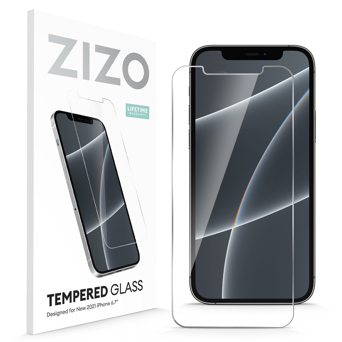 APPLE IPHONE 13 PRO MAX ZIZO TEMPERED GLASS SCREEN PROTECTOR - CLEAR (1102328)