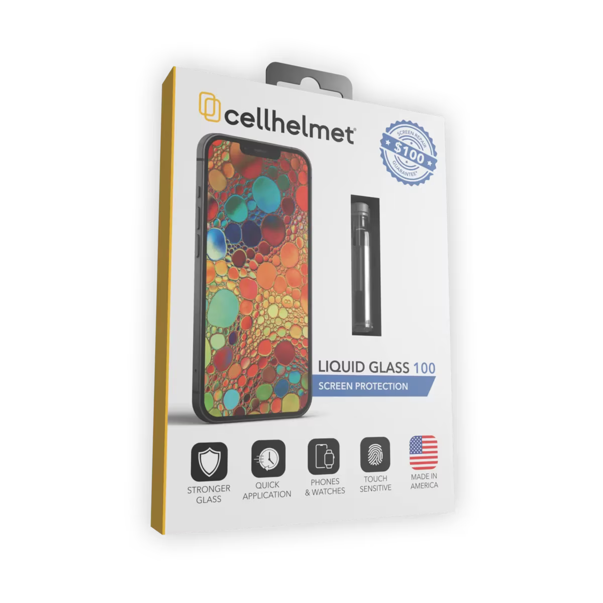 cellhelmet Liquid Glass - Phone / Tablet - $100 Coverage (11037767) ($59.99 MSRP)