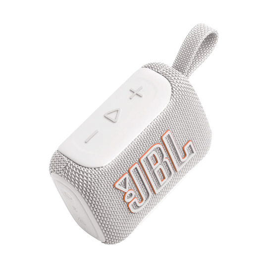 JBL GO 5 PORTABLE BLUETOOTH SPEAKER - WHITE ( 1107960) (MSRP $69.99)