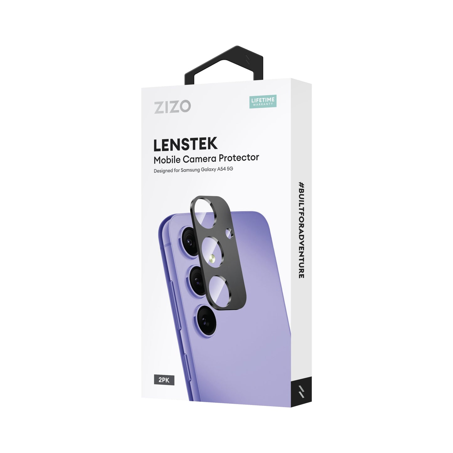 ZIZO LENSTEK GALAXY A54 5G CAMERA LENS PROTECTOR (2 PACK) - Black (1105955)