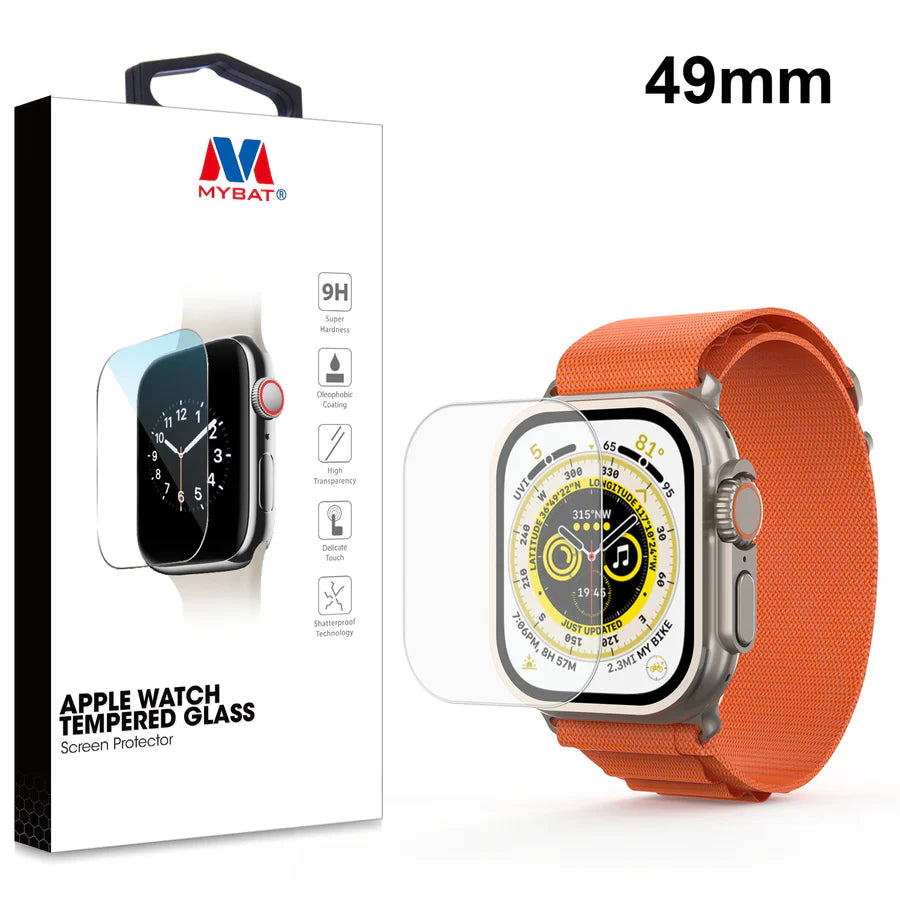 MyBat Tempered Glass Screen Protector (2.5D) for Apple Watch Ultra 49mm/Watch Ultra 3 49mm / Watch Ultra 2 49mm - Clear ( 1108031) (MSRP $39.99)