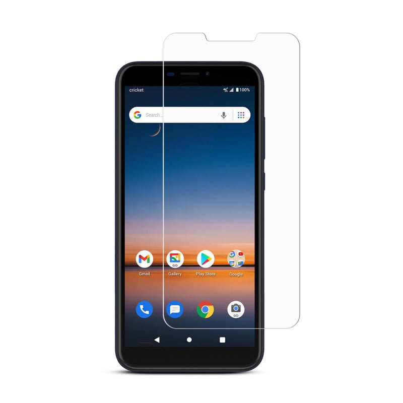 Cricket Debut MyBat Tempered Glass Screen Protector (2.5D) - Clear (1103106)
