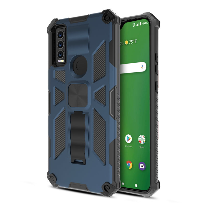 Cricket Ovation 3 MyBat Sturdy Hybrid Protector Cover (with Stand) - Ink Blue / Black (1105273)