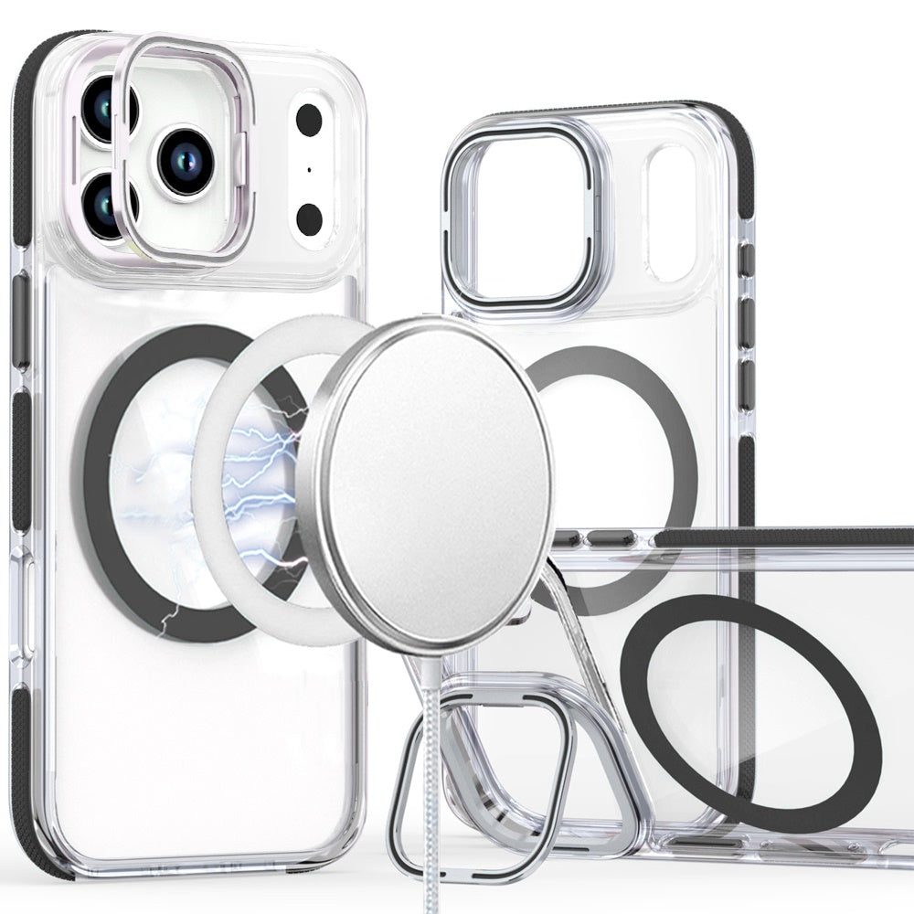 iPhone 17 Pro Max MagSonic Camera Bracket Stand Magnetic Ring Circle Hybrid - Black ( 1107756) (MSRP $59.99)