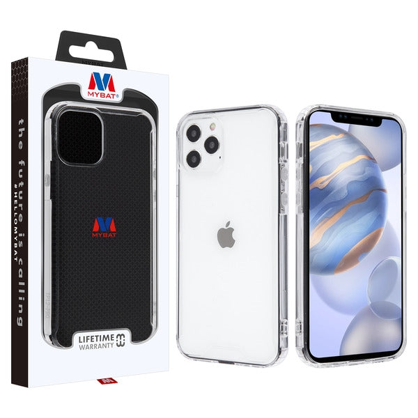 MyBat Sturdy Gummy Cover for Apple iPhone 12 (6.1) / 12 Pro (6.1) - Highly Transparent Clear / Transparent Clear (1107704)