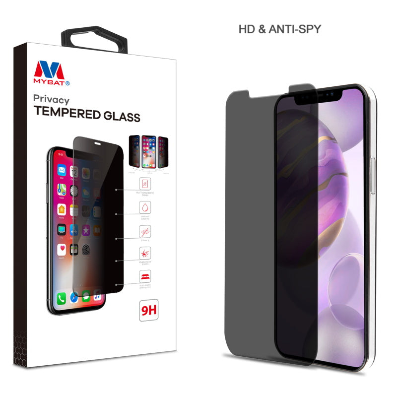 Apple iPhone 12 Pro Max (6.7) MyBat Privacy Tempered Glass Screen Protector (2.5D) - Smoke (1101224)