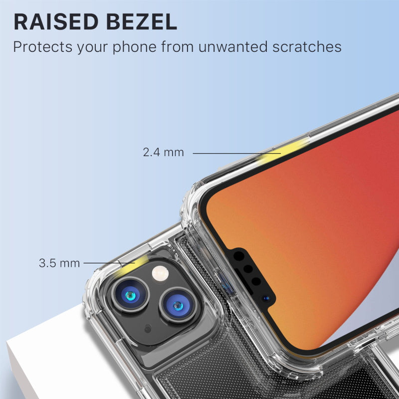 Apple iPhone 14 Max /iPhone 15 Plus (6.7) MyBat Hybrid Protector Cover - Transparent Clear / Transparent Clear (1104679)