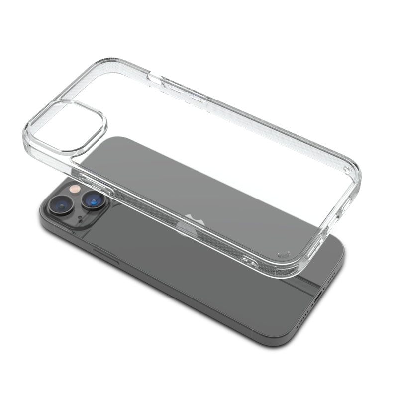 Apple iPhone 14 Max / iPhone 15 Plus (6.7) MyBat Sturdy Gummy Cover Case - Highly Transparent Clear / Transparent Clear (1104681)