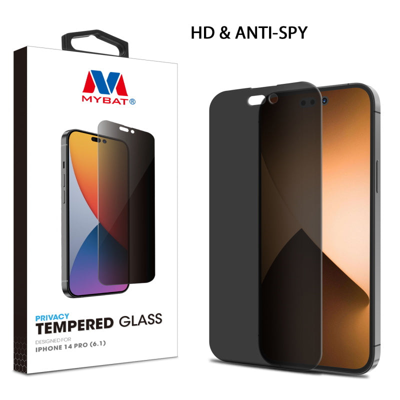 Apple iPhone 14 PRO MyBat Privacy Tempered Glass Screen Protector (2.5D) - Smoke (1104715)