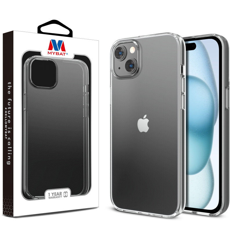 MyBat Candy Skin Cover for Apple iPhone 15 (6.1) - Glossy Transparent Clear (1106146)