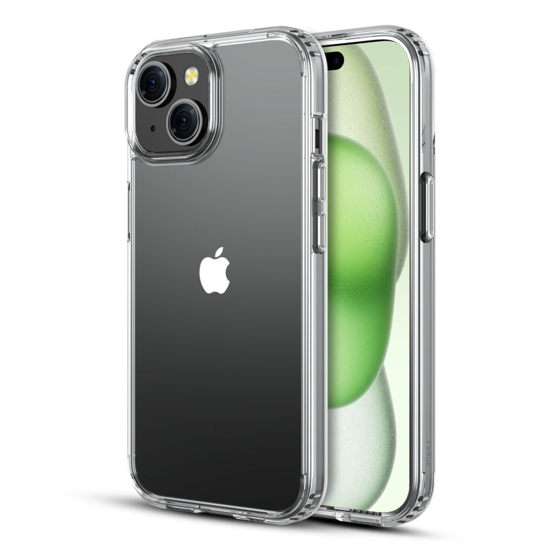 MyBat Sturdy Gummy Cover for Apple iPhone 15 Plus (6.7) - Highly Transparent Clear / Transparent Clear (1106133)