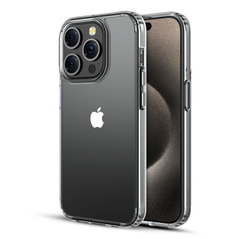 MyBat Sturdy Gummy Cover for Apple iPhone 15 Pro Max (6.7) - Highly Transparent Clear / Transparent Clear (1106129)