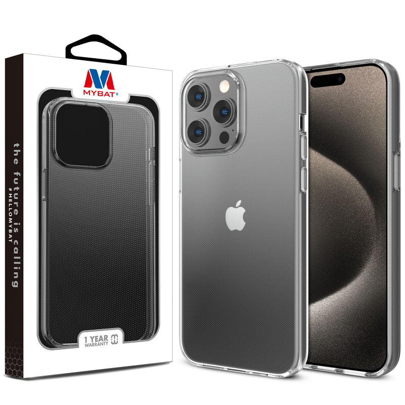 MyBat Candy Skin Cover for Apple iPhone 15 Pro Max (6.7) - Glossy Transparent Clear (1106130)