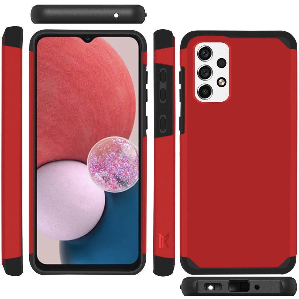 Samsung A13 4G 2022 Tough Strong Slim Dual-Layer ShockProof Hybrid Case Cover - Flame Scarlet (1105865)