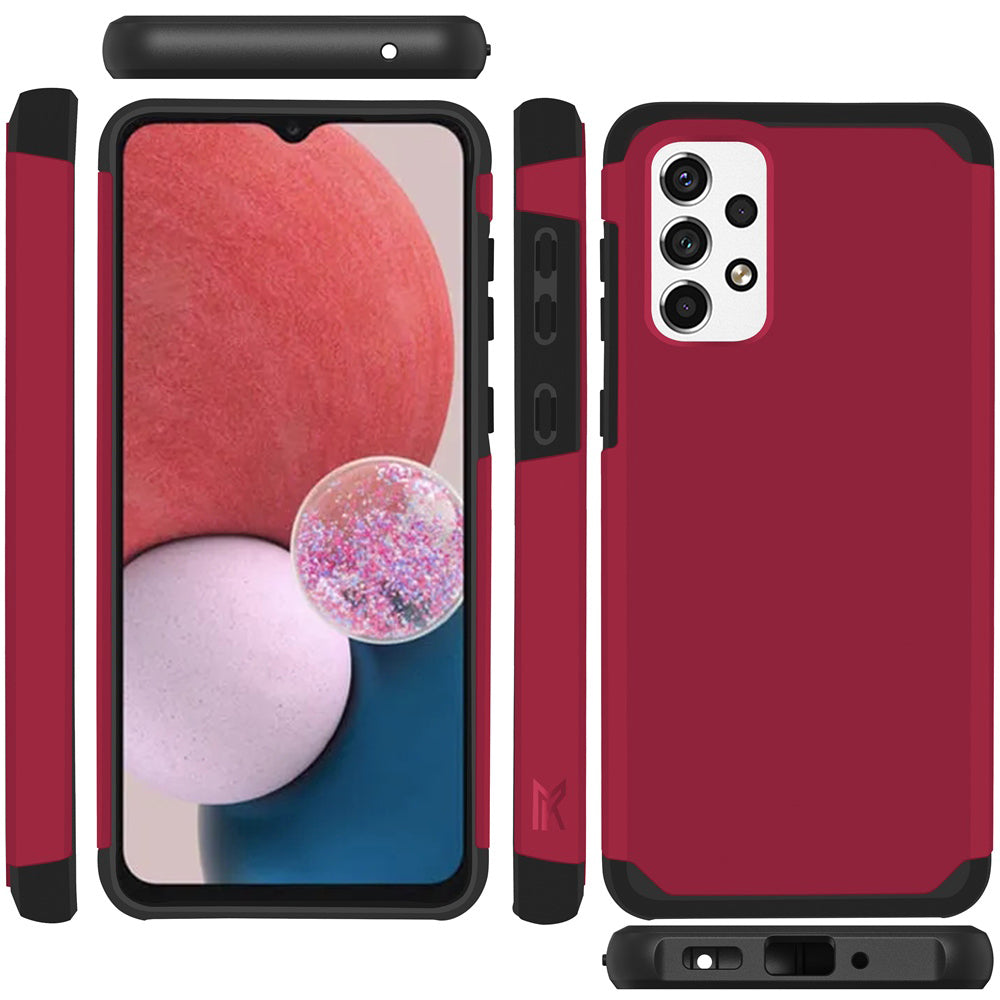 Samsung A13 4G 2022 Tough Strong Slim Dual-Layer ShockProof Hybrid Case Cover - Virtual Pink (1105869)