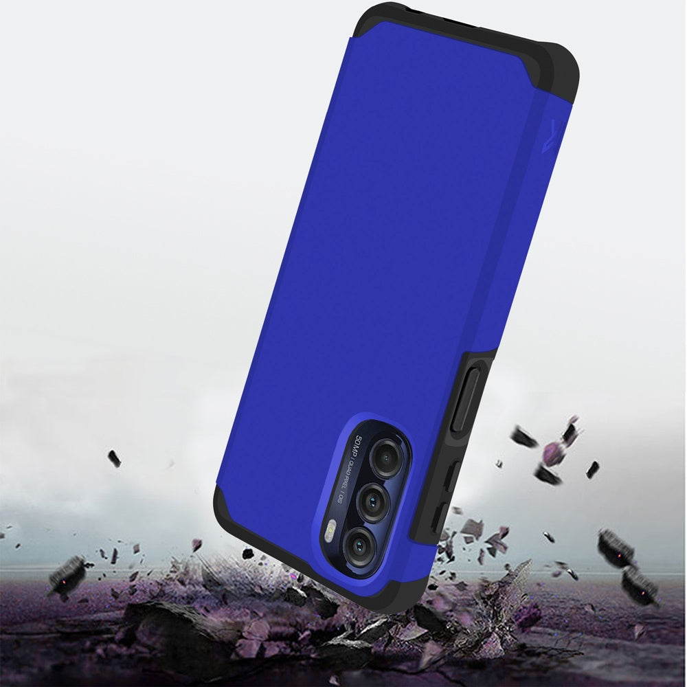 Motorola Moto G Stylus 5G (2022) MetKase Original ShockProof Case Cover - Classic Blue (1103957)