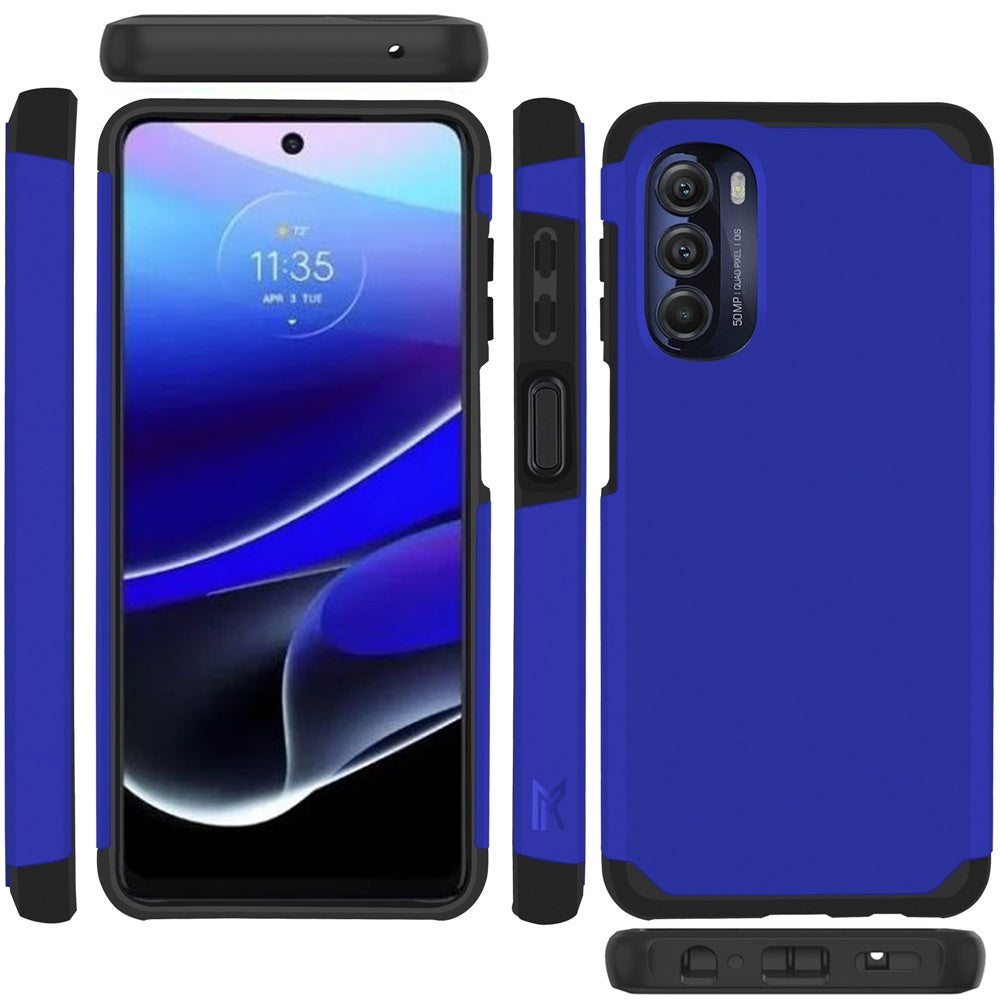 Motorola Moto G Stylus 5G (2022) MetKase Original ShockProof Case Cover - Classic Blue (1103957)