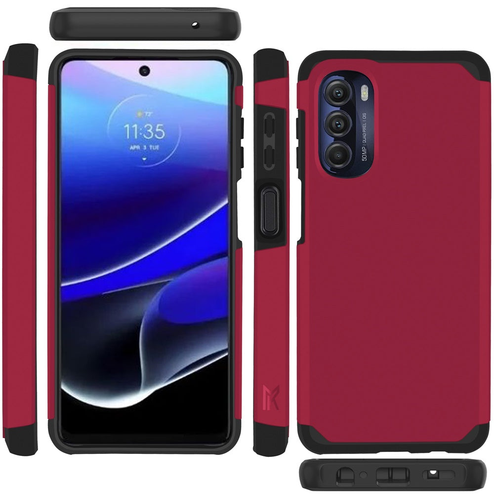 Motorola Moto G Stylus 5G (2022) MetKase Original ShockProof Case Cover - Virtual Pink (1103965)