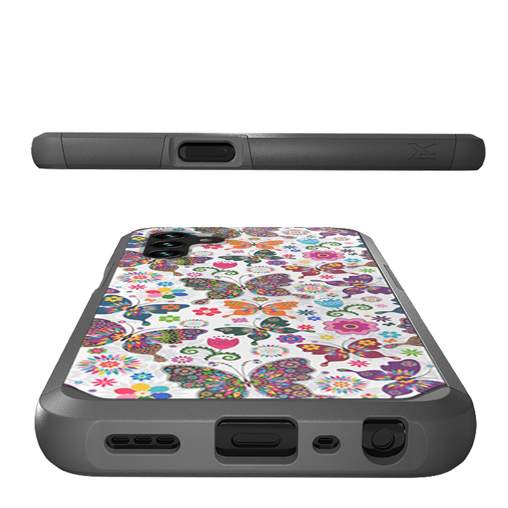 Samsung Galaxy A13 5G MetKase Original ShockProof Case Cover - Harmonious Butterfly Floral (1103109)