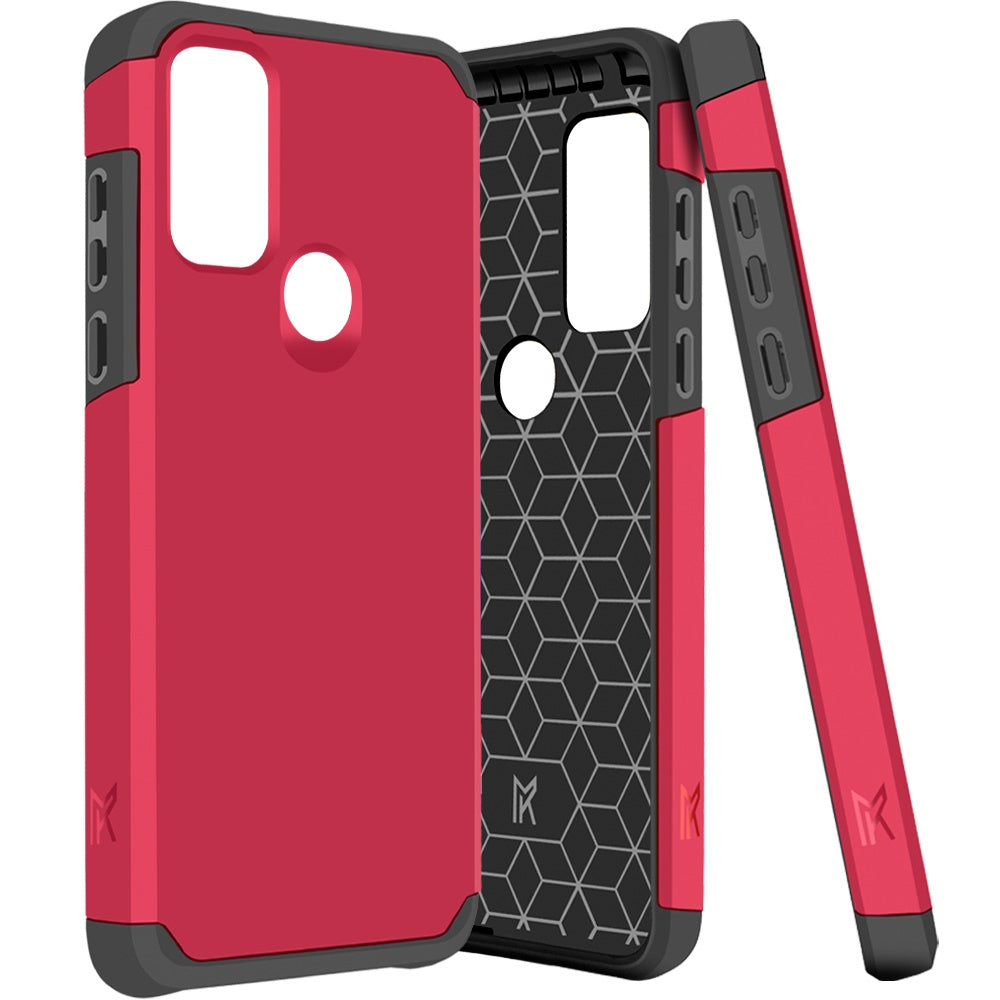 Moto G Play 2023, Moto G Pure, Moto G Power (2022) MetKase Original ShockProof Case Cover - Virtual Pink (1102830)