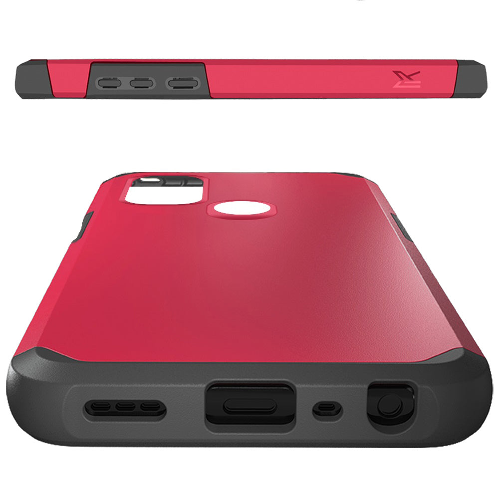 Moto G Play 2023, Moto G Pure, Moto G Power (2022) MetKase Original ShockProof Case Cover - Virtual Pink (1102830)