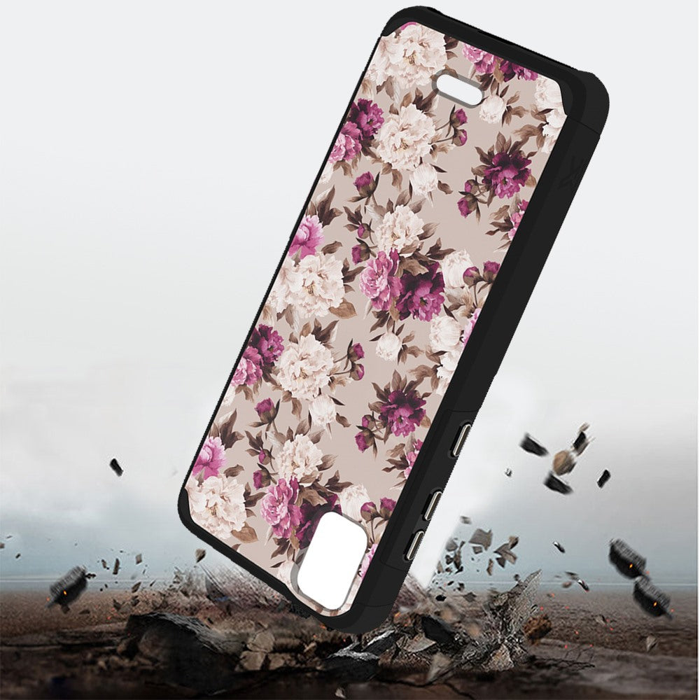 Cricket Vision Plus MetKase Original ShockProof Case Cover - Floral Bouquet (1103821)