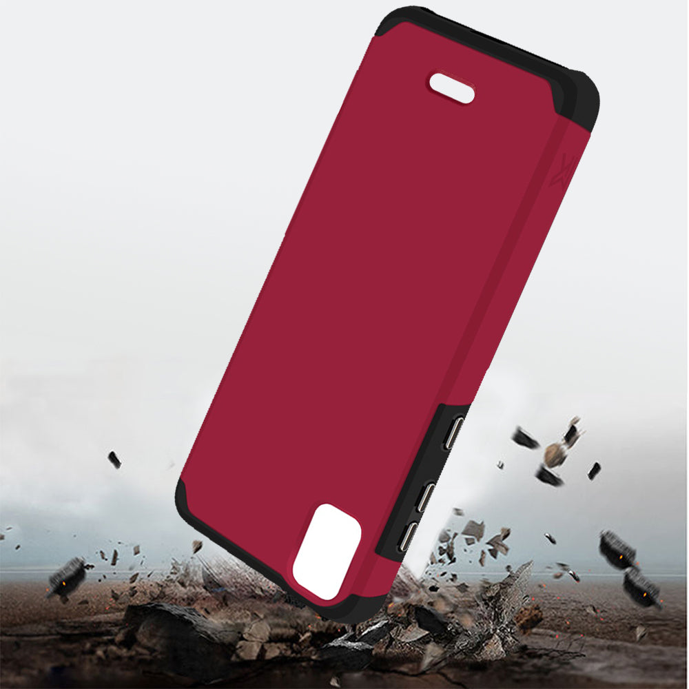Cricket Vision Plus MetKase Original ShockProof Case Cover - Virtual Pink (1103828)