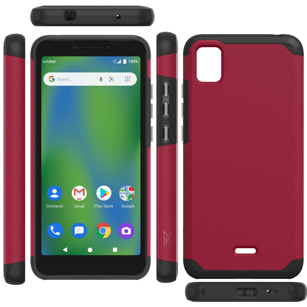 Cricket Vision Plus MetKase Original ShockProof Case Cover - Virtual Pink (1103828)