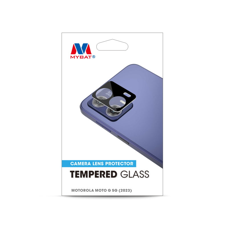 Motorola MOTO G 5G (2023) MyBat Tempered Glass Lens Protector - Black (1105849)