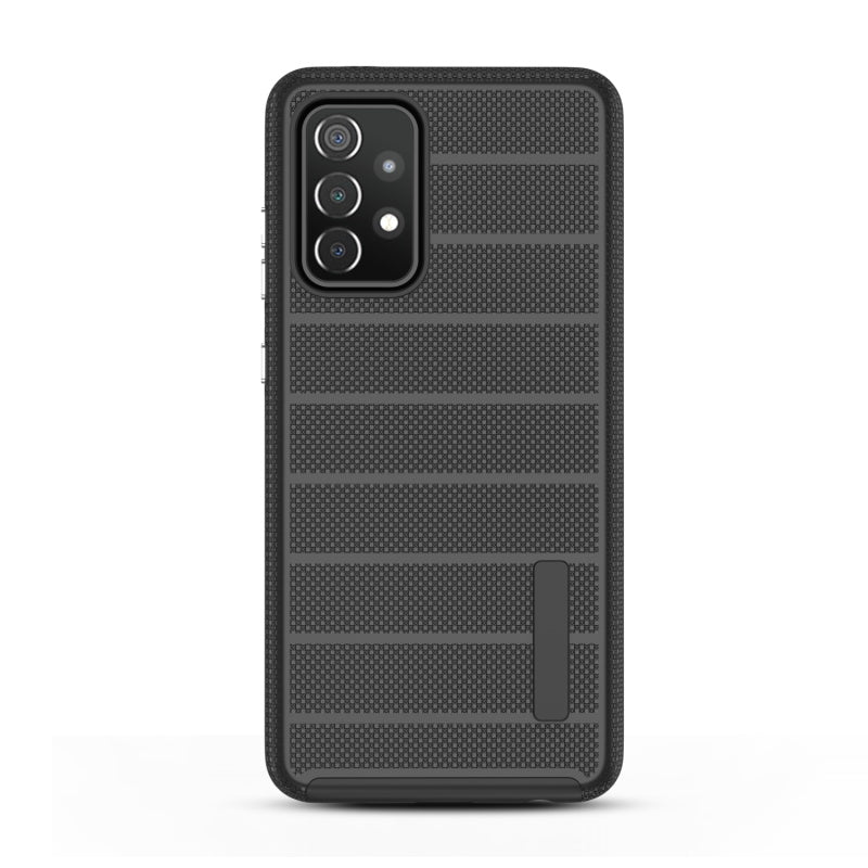 Samsung Galaxy A52 5G MyBat Fusion Protector Case - Black Dots Textured / Black (1103365)