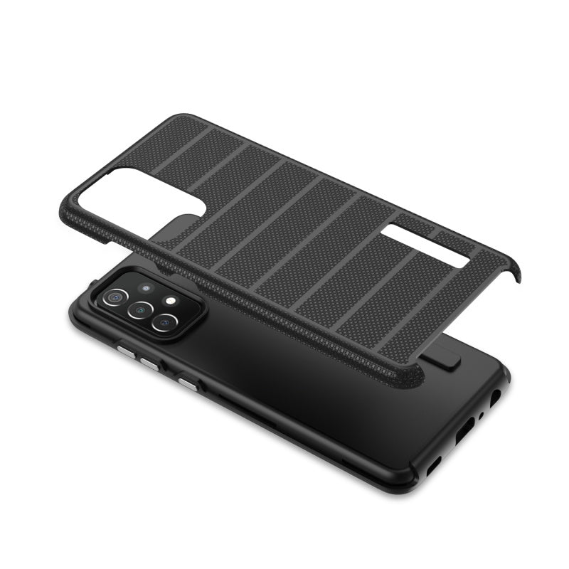 Samsung Galaxy A52 5G MyBat Fusion Protector Case - Black Dots Textured / Black (1103365)