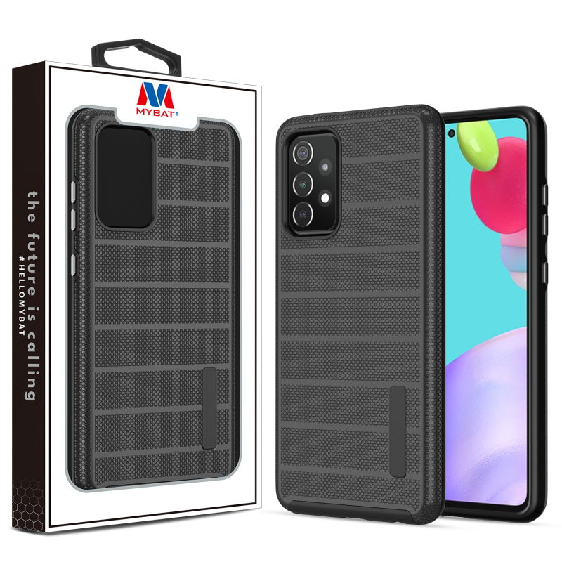 Samsung Galaxy A52 5G MyBat Fusion Protector Case - Black Dots Textured / Black (1103365)