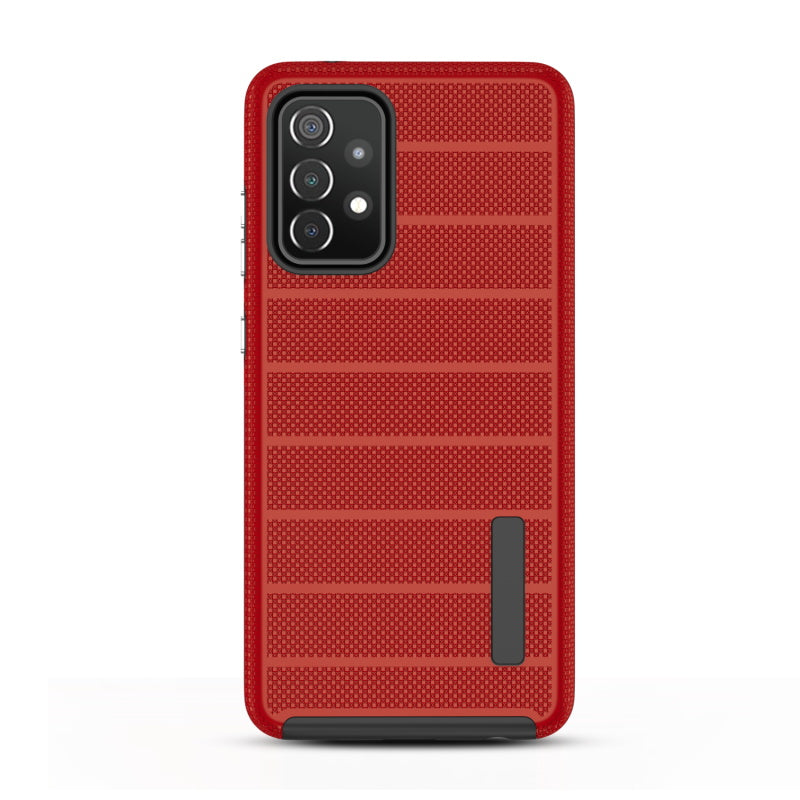 Samsung Galaxy A52 5G MyBat Fusion Protector Case - Red Dots Textured / Black (1103366)