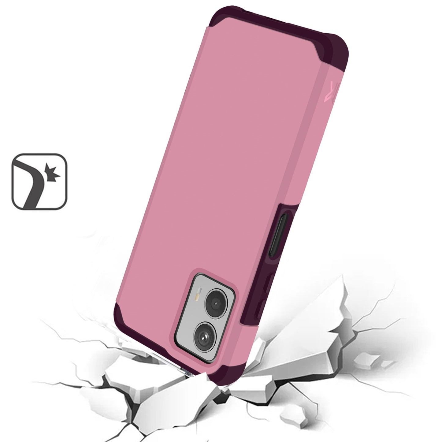 Motorola MOTO G 5G 2023 Tough Strong Hybrid (Magnet Mount Friendly) Case Cover - Fruity Wine (1105832)