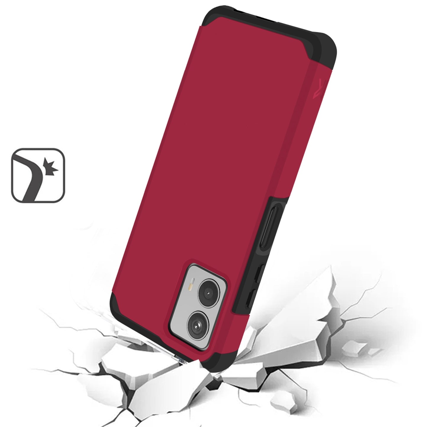 Motorola MOTO G 5G 2023 Tough Strong Hybrid (Magnet Mount Friendly) Case Cover - Virtual Pink (1105835)