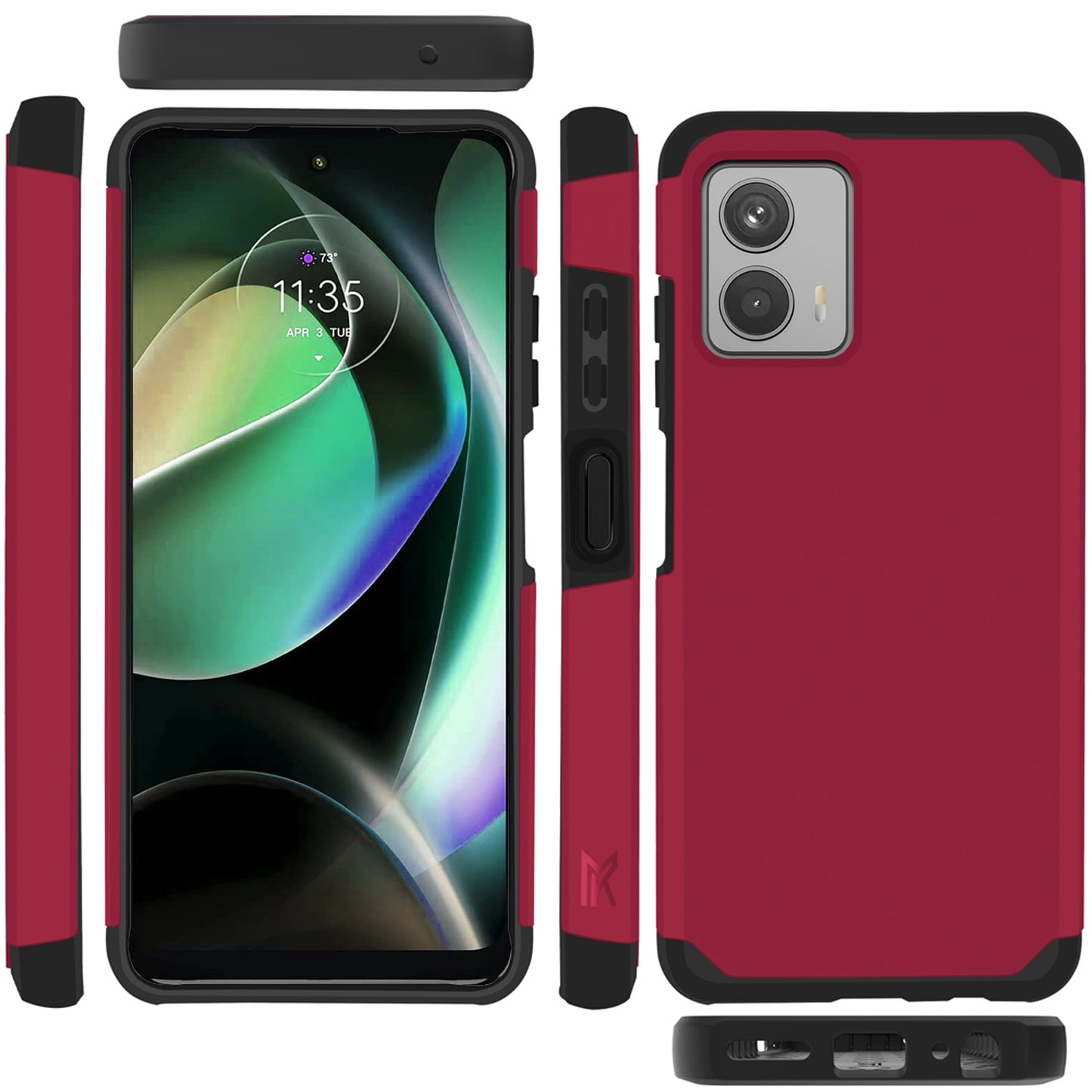 Motorola MOTO G 5G 2023 Tough Strong Hybrid (Magnet Mount Friendly) Case Cover - Virtual Pink (1105835)