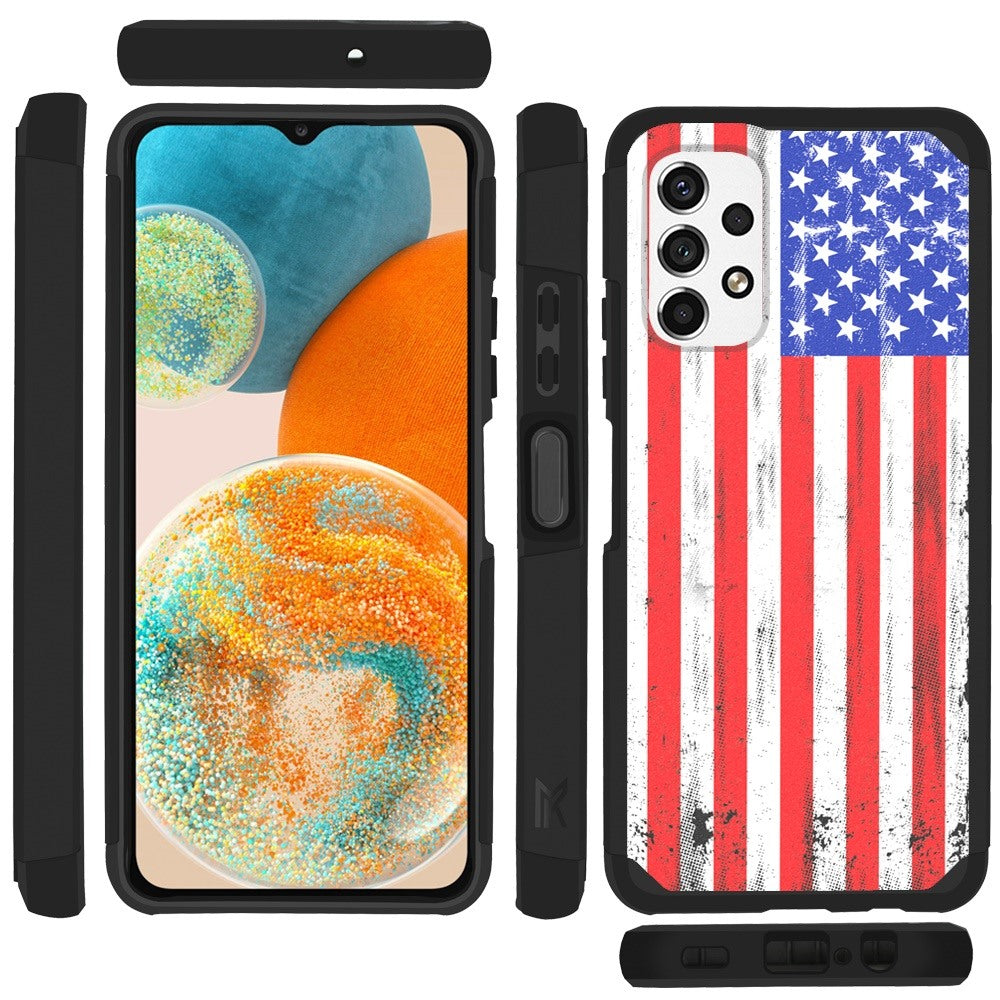 Samsung A23 5G Tough Strong MetKase Hybrid (Magnet Mount Friendly) Case Cover - USA (1105097)