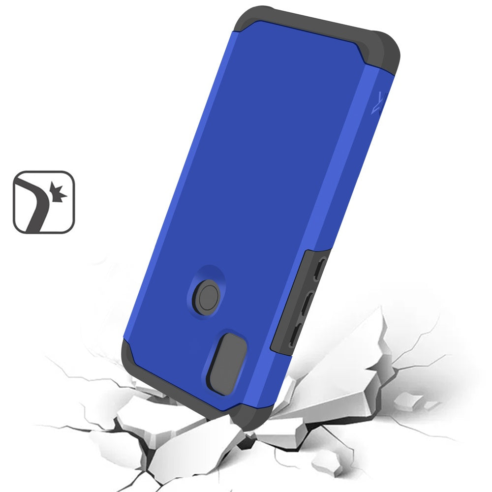 Cricket Icon 4 Tough Strong MetKase Hybrid (Magnet Mount Friendly) Case Cover - Classic Blue (1105004)