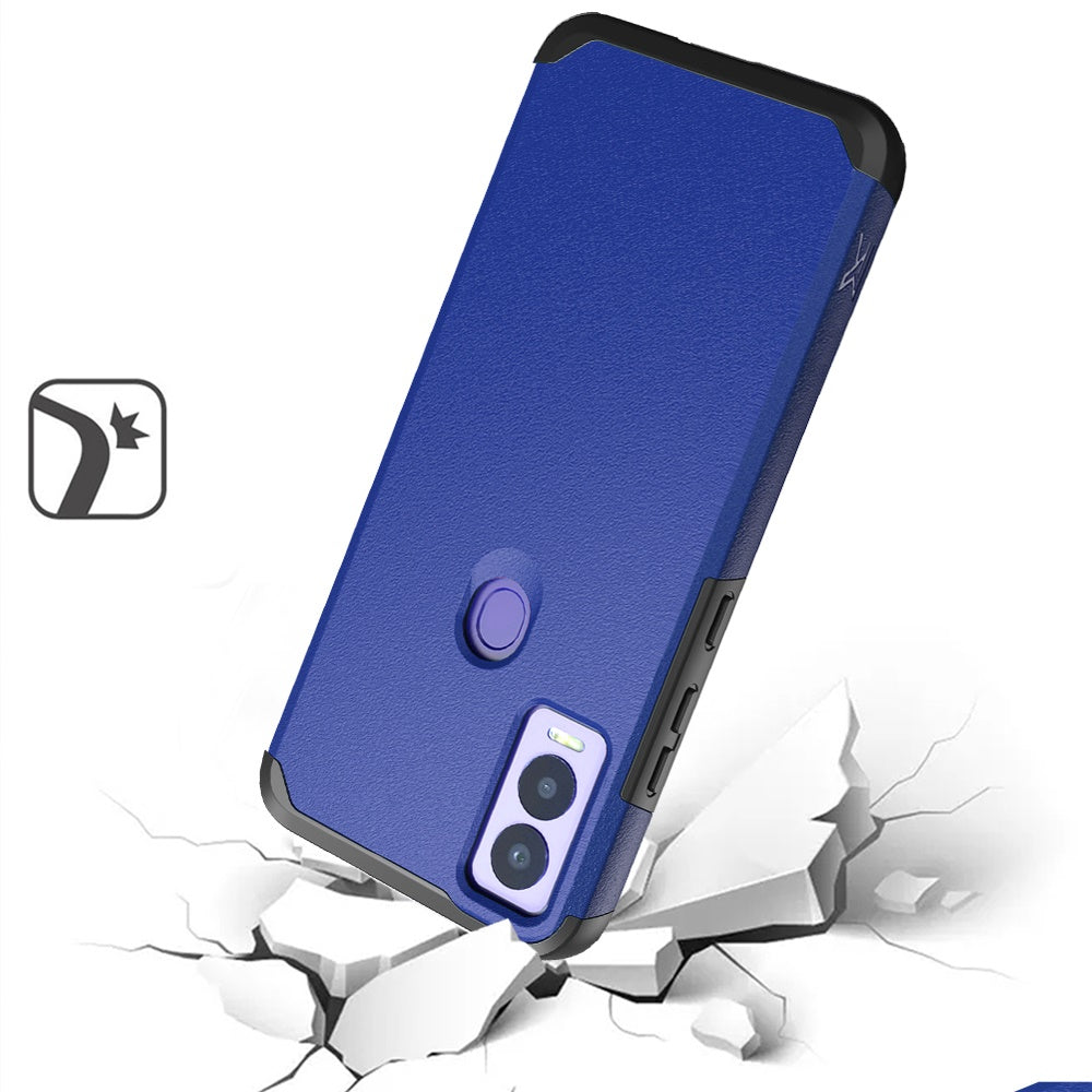 Cricket Magic 5G Tough Strong Hybrid (Magnet Mount Friendly) Case Cover - Classic Blue (1106028)