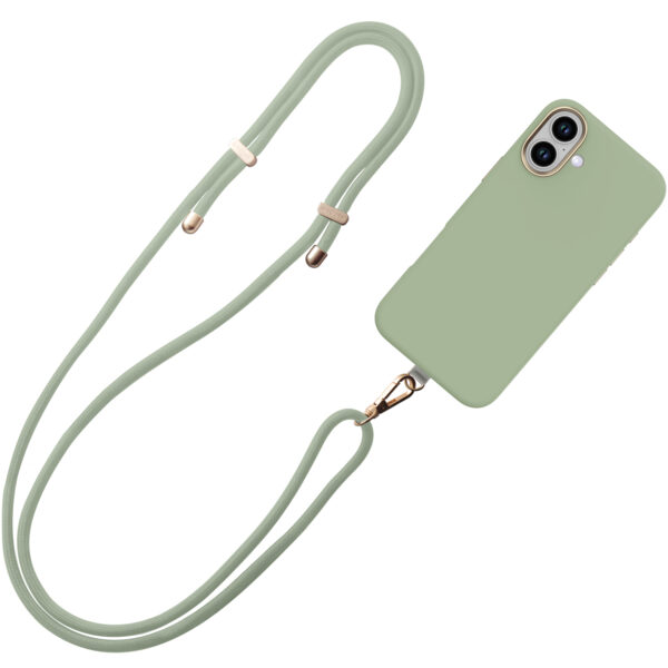 prodigee - Valley MagSafe Case for Apple iPhone 16 - Sage and Strap (1107389)