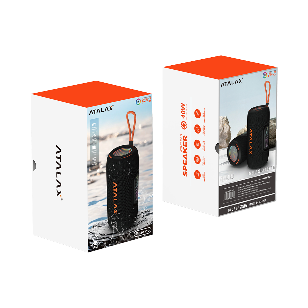 ATALAX PULSE PRO WIRELESS SPEAKER BLACK (1103026)