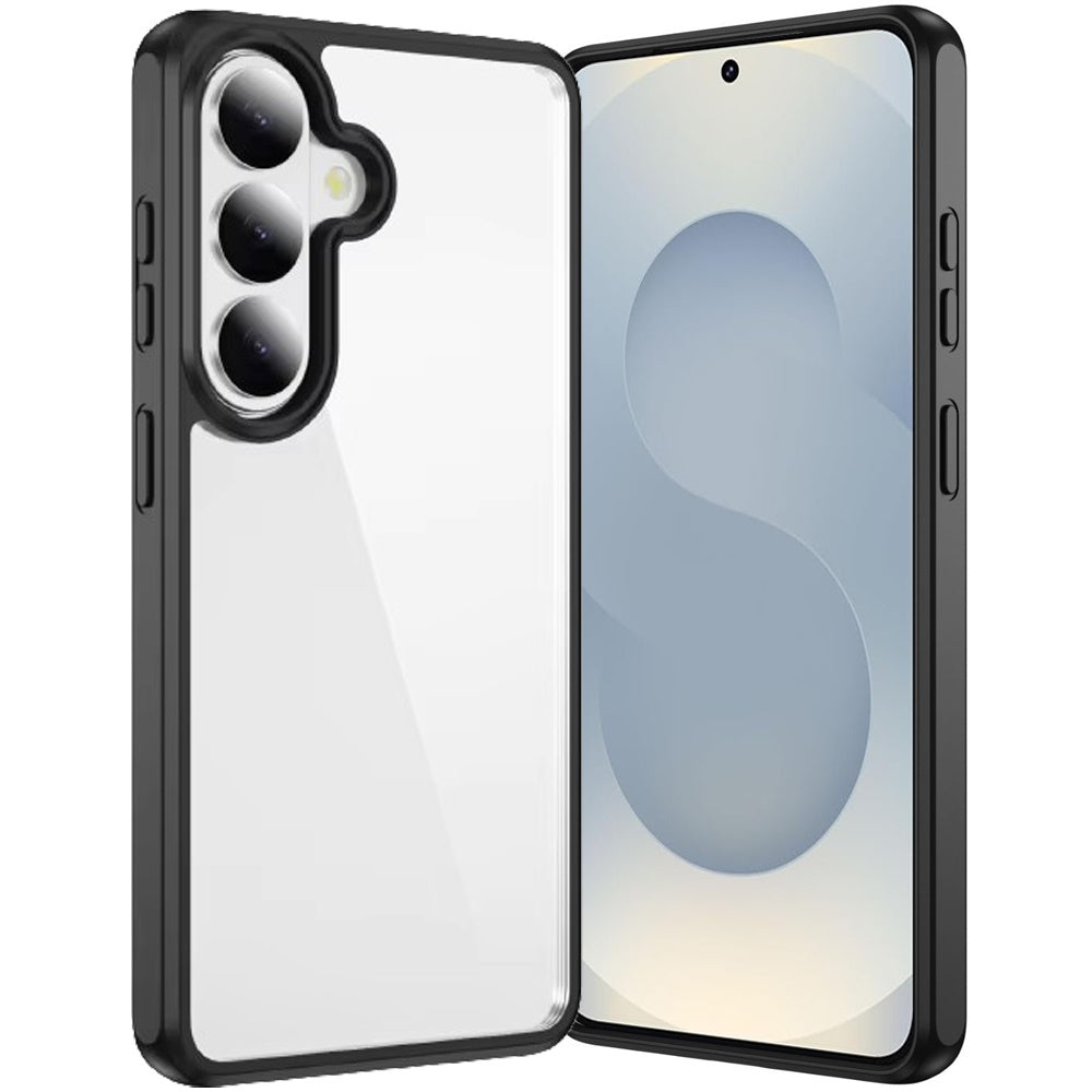 Samsung s26 HQ Transparent Thick 2.0mm Hybrid Case - Black ( 1107686) (MSRP $49.99)