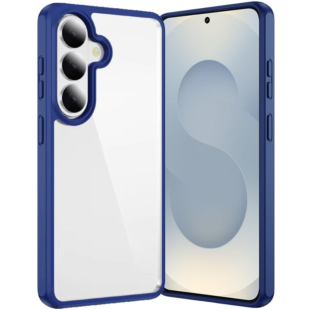 Samsung s26 HQ Transparent Thick 2.0mm Hybrid Case - Navy Blue ( 1107687) (MSRP $49.99)